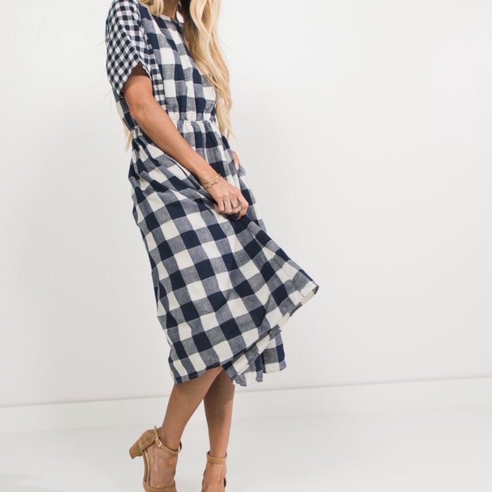 Shop Stevie Checker Dress! NEW WITH TAGS!